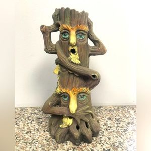 Cute tree cone incense burner